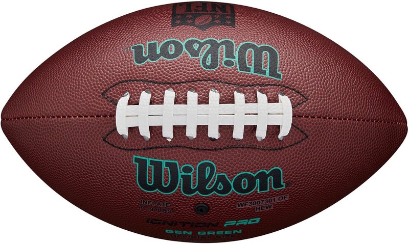Wilson NFL Ignition Pro Eco Footballs - Brown - Image 3